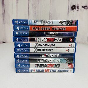 10 Sony PlayStation 4 Star Wars Madden NBA Has Been Heros MLB Lichdom The Show